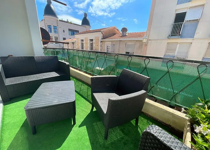 Le Vitrail D'arcachon - Appt Spacieux Terrasse Menage Draps Inclus * ארסשון